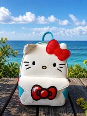 Hello Kitty Loungefly Mailbox Mini Backpack UNIVERSAL STUDIOS